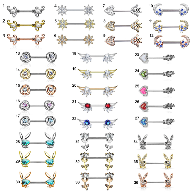 Barres de perçage de mamelon